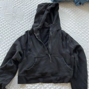 Lulu lemon black scuba hoodie size M/L